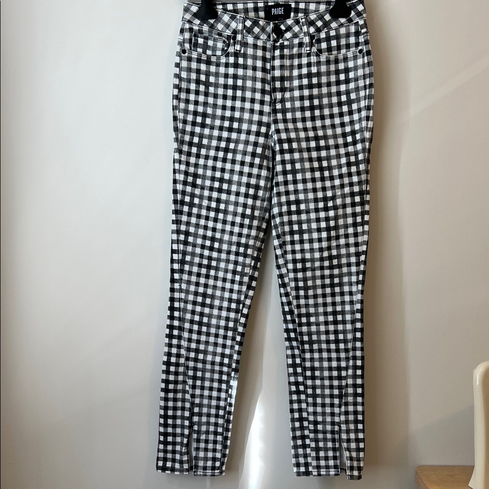 PAIGE Hoxton Jeans in City Gingham
